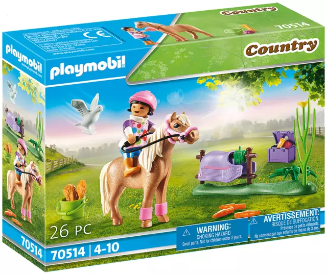 Playmobil ® 70514 Cavalier et poney Connemara - Country - Neuf - new