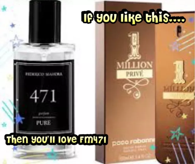 FM 471 PURE Collection Federico Mahora Fragrance For Men 16.90