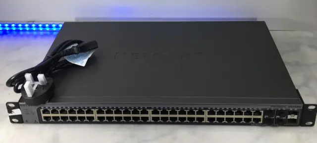 Netgear GS752TS 48 Ports Manageable ProSafe Gigabit Stackable Smart Switch #LB