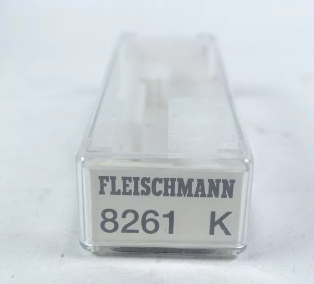 Fleischmann 8261 K LEERKARTON offener Güterwagen Viehwagen Spur N Leerverpackung