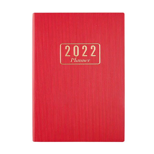 Kalenderbuch Premium-Papier mit Lesezeichen A5 2022 Bequemer Agenda-Organizer