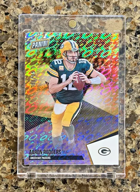 AARON RODGERS 2021 PANINI THE NATIONAL DISKETTES 08/25 Rare Gem Mint Packers SSP