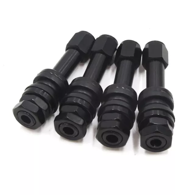 4pcs vis Noir Jante pneu vide queue bouchon anti-poussière pour Voiture