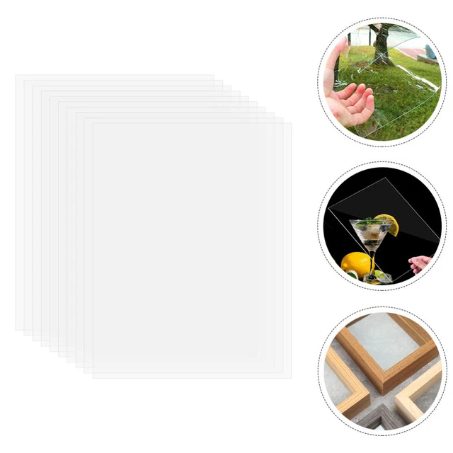 10 Pcs Crafts Making Supplies Photo Frame Transparencies A4 Picture Frame Sheet