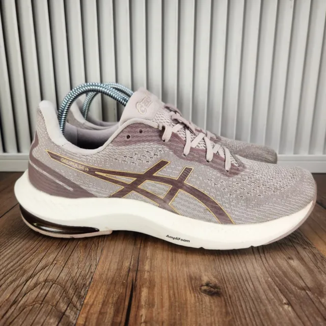 ASICS GEL-PULSE 14 Womens Sz 9 Beige Athletic Running Workout Low ...