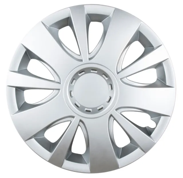 4x14" Wheel trims wheel covers for Vauxhall Agila silver 14"