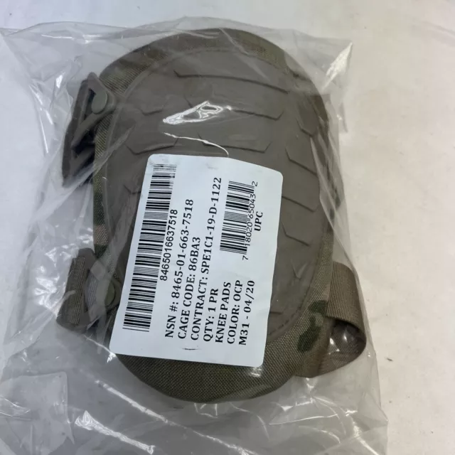 ARMY ISSUED MULTICAM OCP SCORPION KNEE PADS Ranger USGI CIF NSN 8465-01-663-7518