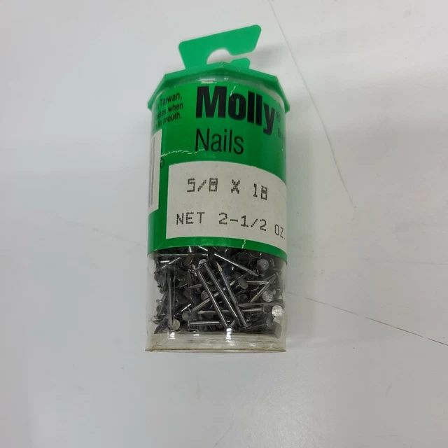 Vintage Molly Brand Linoleum Nails 5/8" x 16BP
