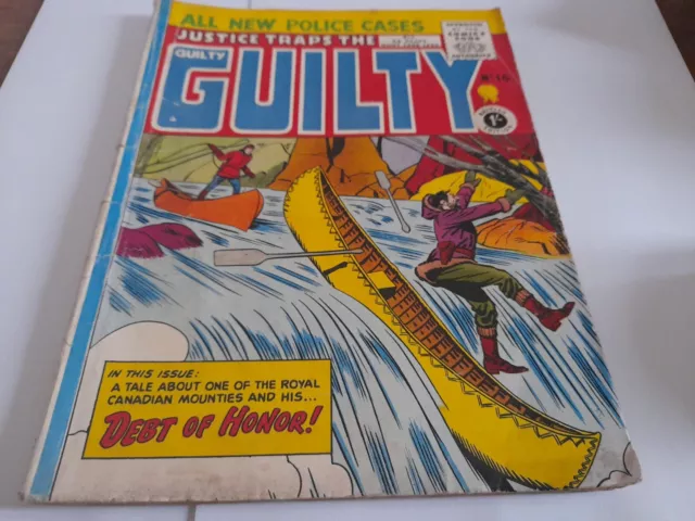 Justice Traps The Guilty Comic, 16, Uk  1950S