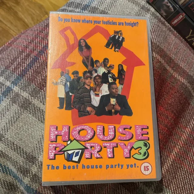 House Party 3 Timecode Mouldy Ex Rental Big Box Vhs Tape (See Pics)