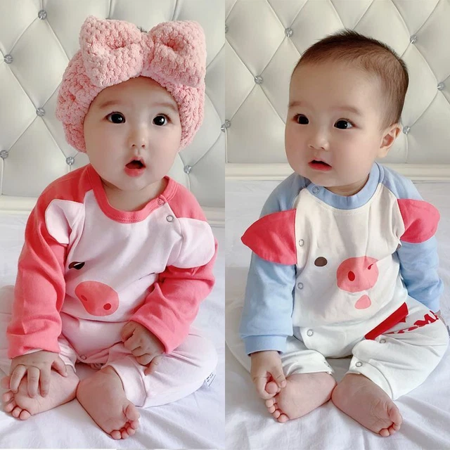 Fall Newborn Infant Baby Boy Girl Kids Cotton Romper Jumpsuit Bodysuit Outfit