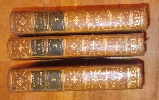 Oeuvres complettes Gessner 3 Bände 1779 | Kaufen auf Ricardo