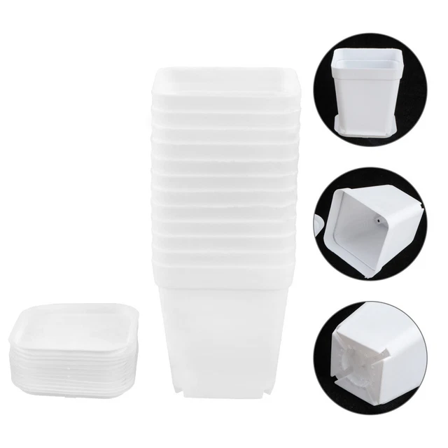 12 Pcs Pot De Fleur Créatif Pots Fleurs Décoratif Mini Jardinière À Extérieur