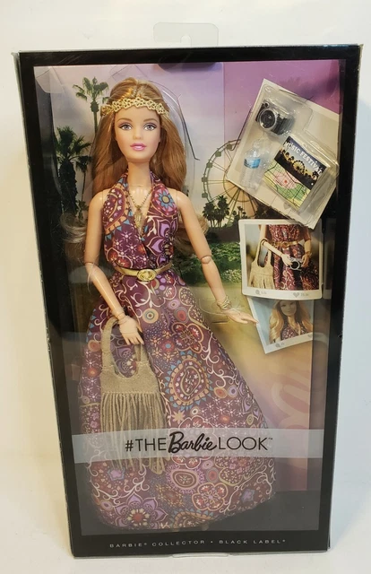 The Barbie Look Music Fest Boho Hippie Model Muse Doll 2015 Mattel Dgy12 Nrfb