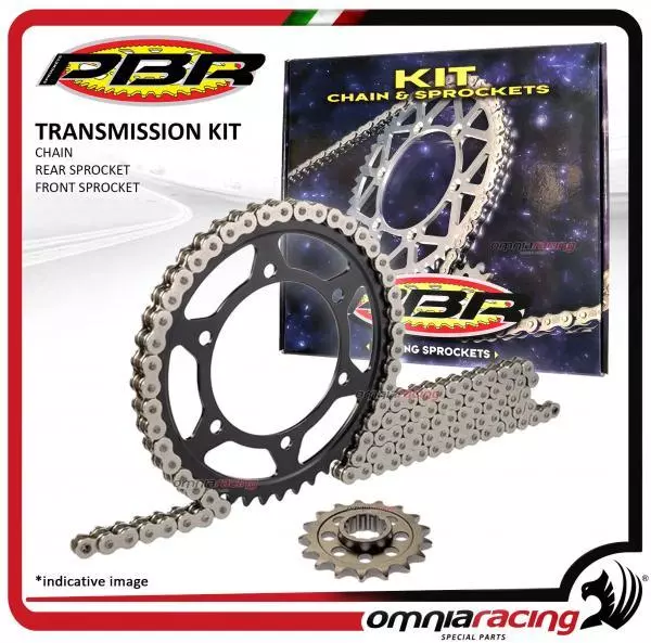 Kit Trasmission chaine et couronne + pignon PBR EK Honda CB500F 2013>2016