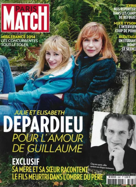 PARIS MATCH n°3367 28/11/2013  Les Depardieu/ Mike Tyson/ Miss France/ G.Lautner