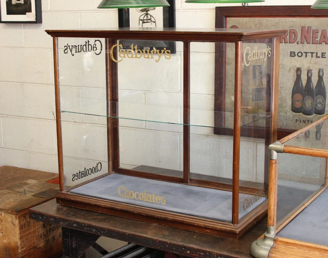 ANTIQUE CADBURYS CHOCOLATE Advertising Showcase General Store Display