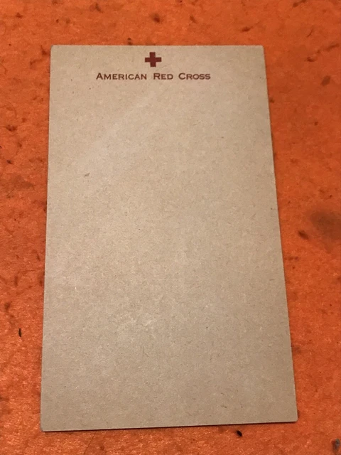Cartoline Croce Rossa Americana Ww2 Wwii Red Cross American Us Soldier Linea