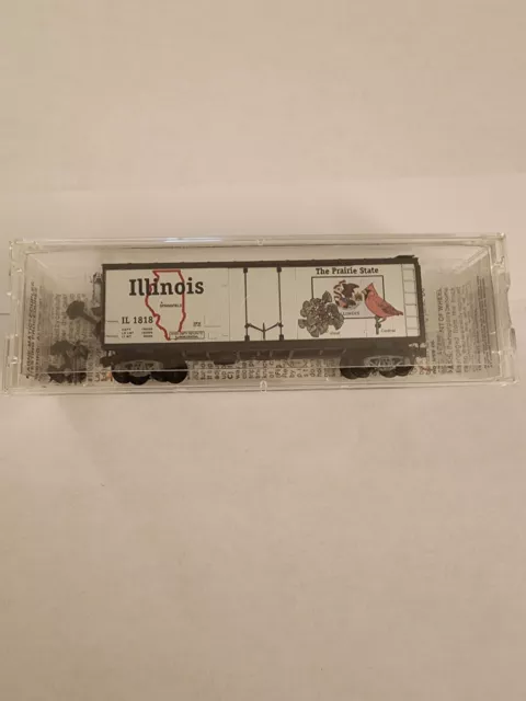N Scale Micro-Trains MTL 21320 US State Illinois Box Car 1818
