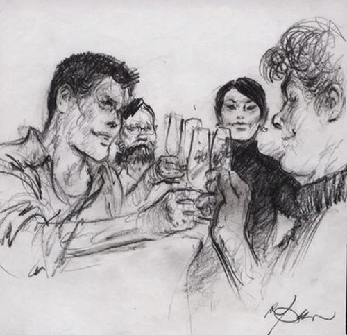 Gouache Originale René Follet – Couverture Bob Morane, Non Signée, Année 2002