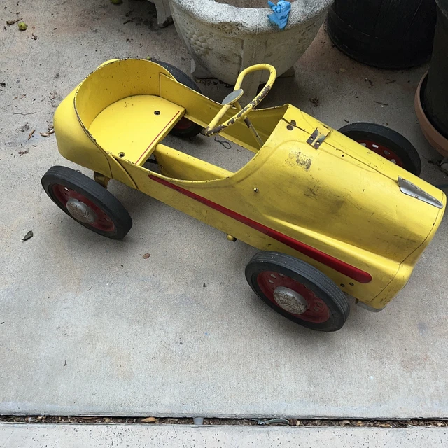 1960S GARTON HOT ROD CHAIN DRIVE PEDAL CAR for restoration 107.50