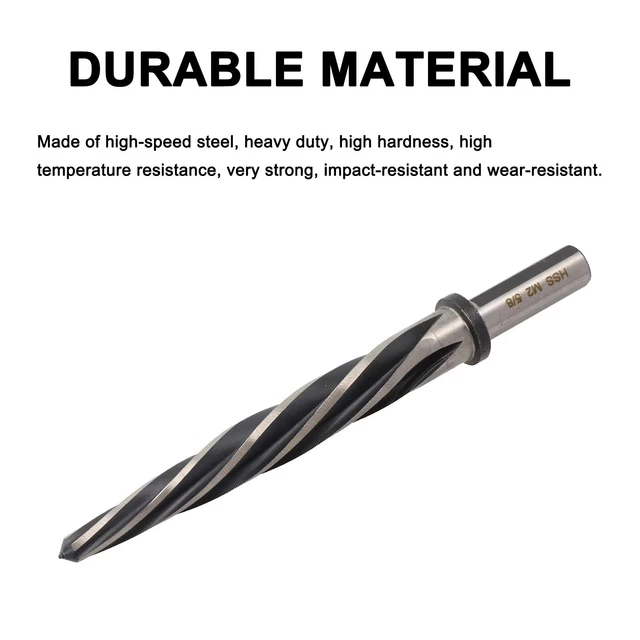 Efficient 5/8 Bridge Reamer with Tapered Design for Metal Construction