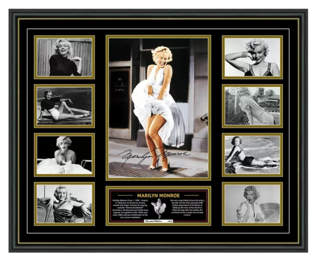 Marilyn Monroe Signed Limited Edition Framed Memorabilia