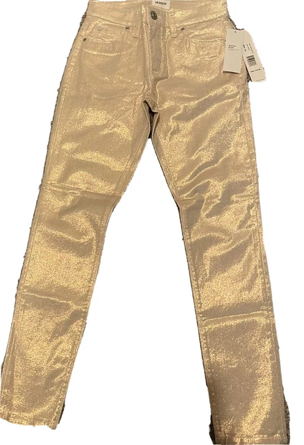 NWT Hudson Midrise Nico Super Skinny Jeans - Color METS - Size 24 - $195 Retail