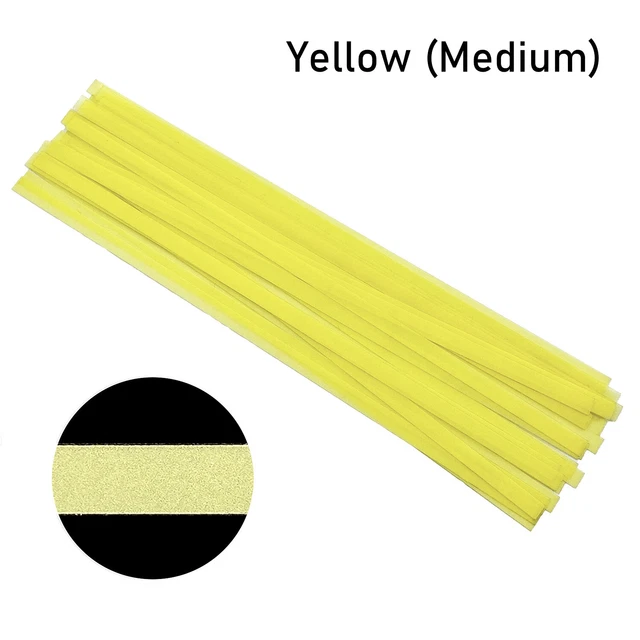 25Piece Dental Polishing Strips Composite Resin Polyester Finishing Strip Yellow
