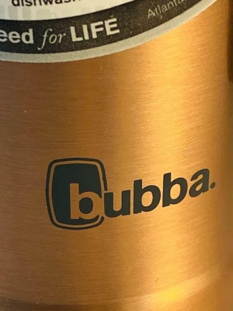Bubba Insulated Copper Colored Thermos Travel Mug Hot Cold Coffee Tea 18oz