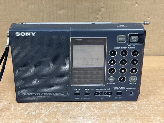 SONY ICF-SW7600 FM AM Radio (DEFECTIVE) £75.20 - PicClick UK