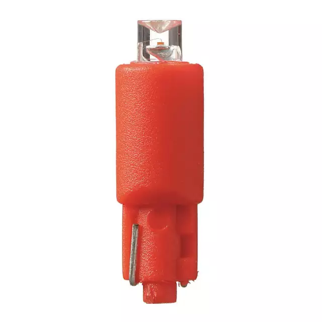 LUMAPRO 2FNG7 Miniature LED Bulb,T1-3/4,Red,0.24W