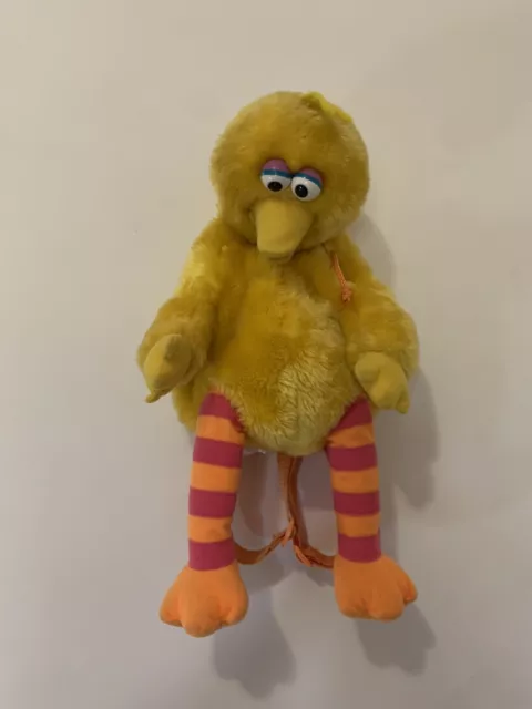 Sesame Street Big Bird Vintage Plush Backpack 1995