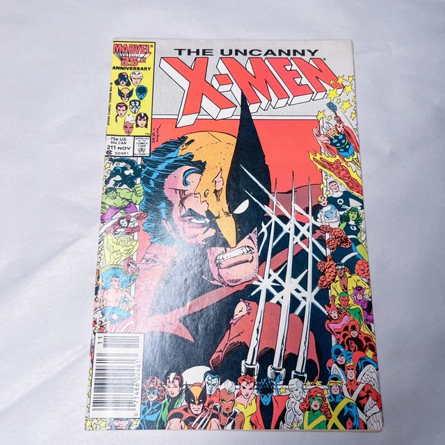 The Uncanny X-Men #210 Mark Jewelers (1986, Marvel Comics) Newsstand