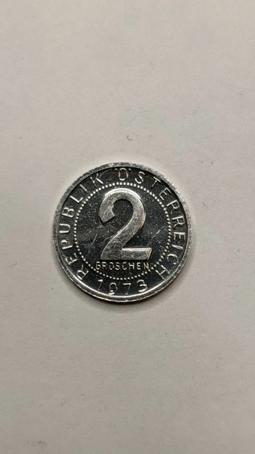 [🇦🇹Austria] - 2 Groschen (1973) High Grade Coin