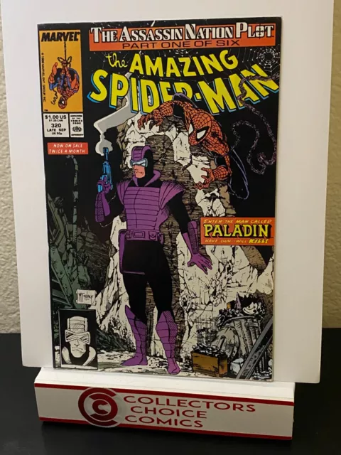 Amazing Spider-Man #320 VF/NM Todd McFarlane Cover Art (1989) Marvel Comics