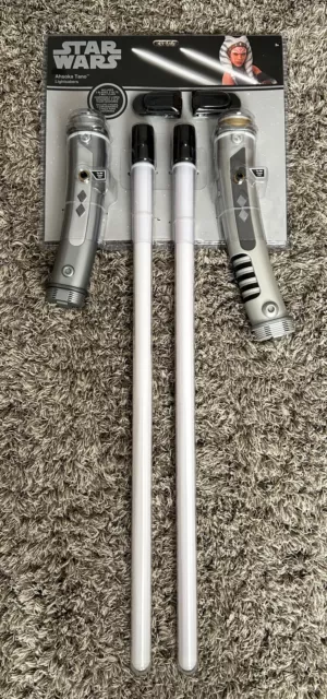 Star Wars Ahsoka Tano Toy Lightsabers Rebels Plastic Disney New