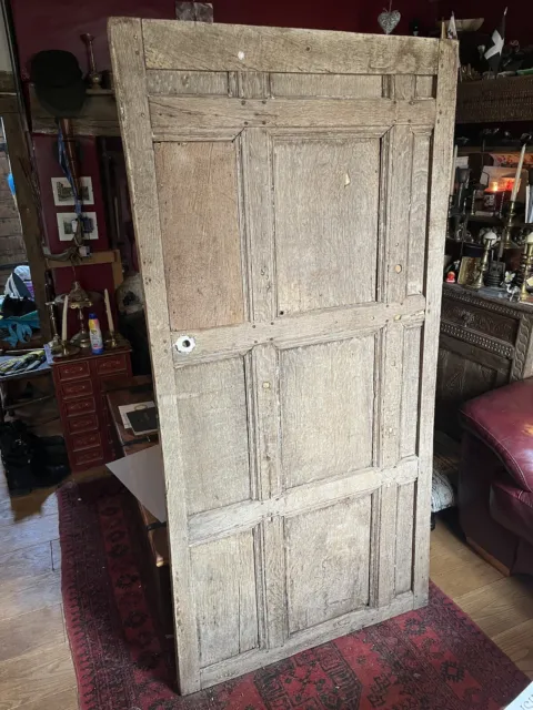 Antique Oak Panelled Door