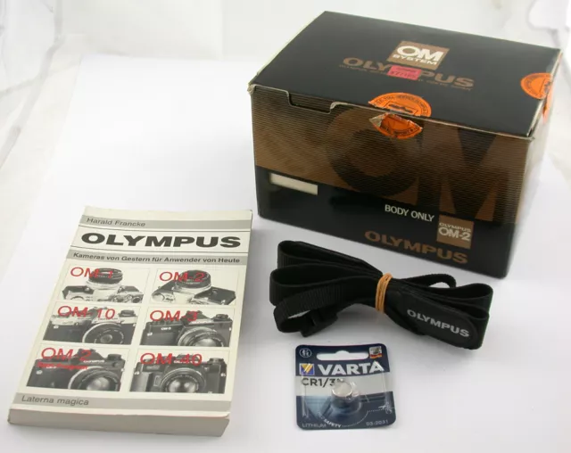 OLYMPUS OM-2 OM2 black super classic body serviced new seals Dichtungen top