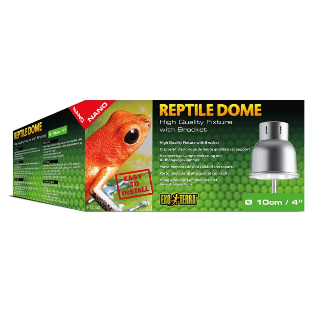 Exo Terra Reptile Nano Dome mit Halterung für Terrarien, UVP 37,09 EUR, NEU
