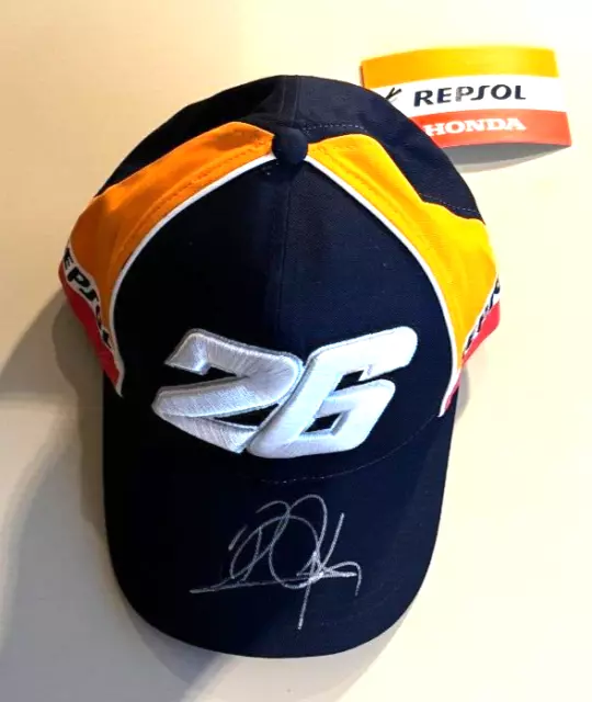Dani Pedrosa Signed MotoGP Cap with COA - Grand Prix Motorcycle Racing