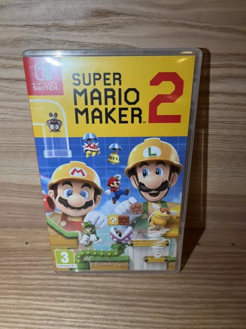 Super Mario Maker 2 Game -- Standard Edition (Nintendo Switch, 2019) Boxed