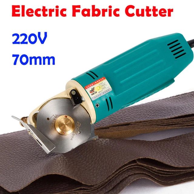 Tijeras eléctricas 170W cortador de paños eléctrico tela cortador de rodillos 70mm