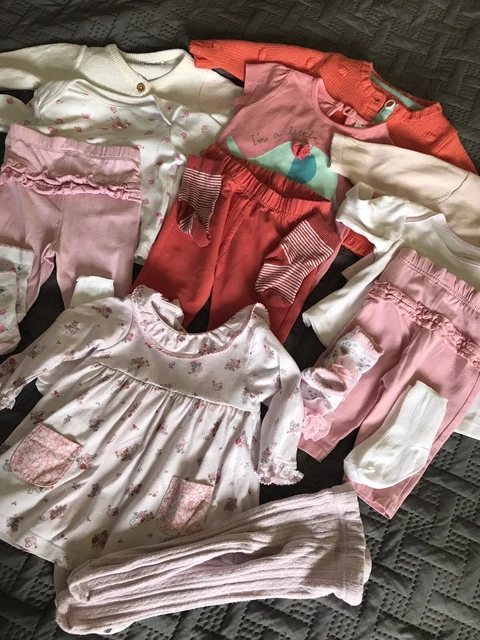 baby girl clothes 0-3 months bundle pre-loved