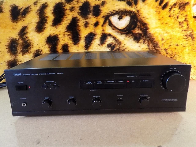 yamaha-ax-430-natural-sound-stereo-integrated-amplifier-fully-working