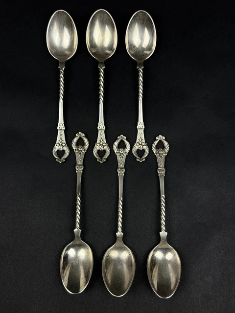 Coffret 12 Petites Cuillères Christofle : Modèle Coquille Vendôme, Argenté
