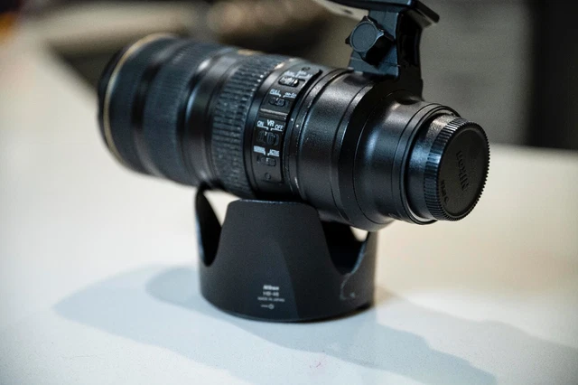 Nikon AF-S NIKKOR 70-200mm f/2.8G ED VR II Lens [sturdy, sharp, well-loved]