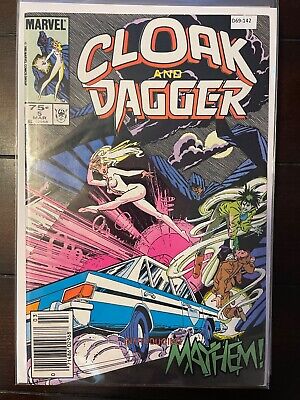 Cloak and Dagger 5 Newsstand High Grade 8.0 Marvel Comic Book D69-142