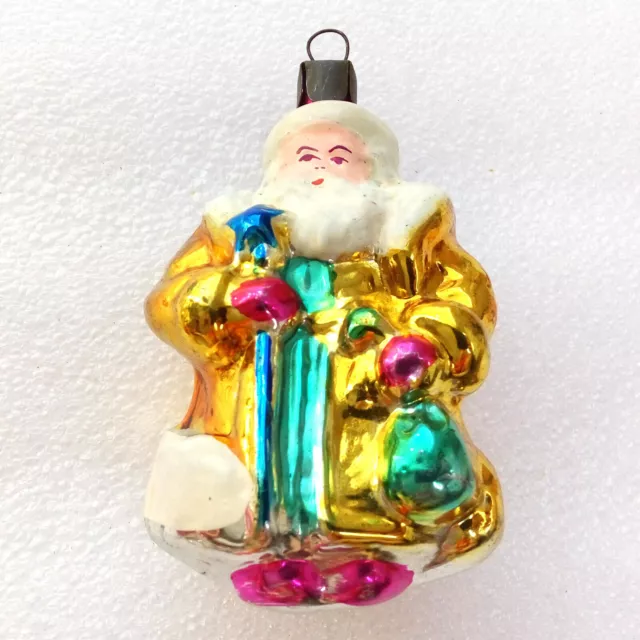 Raro ornamento natalizio in vetro vintage, albero di Natale, decorazione di...