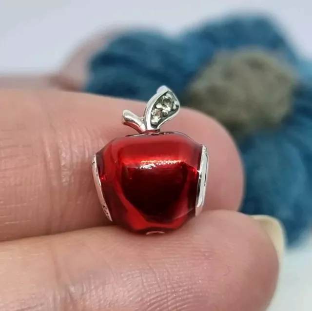 GENUINE PANDORA DISNEY Snow White s Red Apple Charm S925 ALE 45.00 PicClick UK